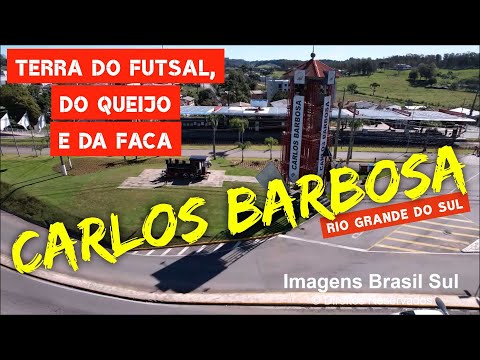 CARLOS BARBOSA | Terra do Futsal, do Queijo e da Faca | Tramontina | RS (Aéreas Drone)