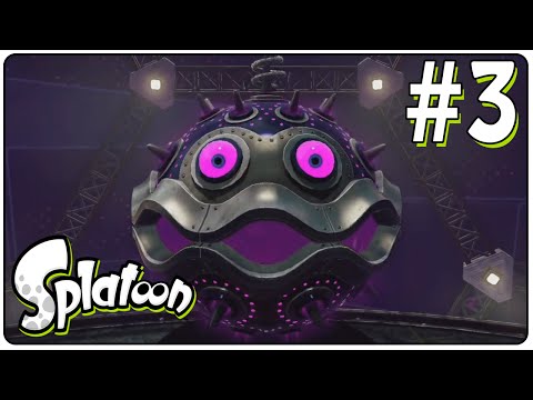 Splatoon 100% Walkthrough Part 3 (Mission 10,11,12,13,14,15 & 3rd Boss Battle)