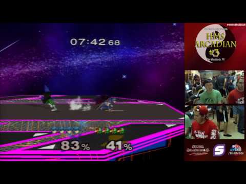 HMSArc3 Pools: MidnightCrazy (Fox/Marth) vs 52Pickup (Falco)