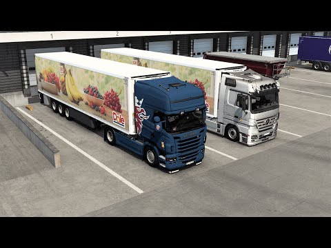 ETS2 1.47 Convoy Multiplayer SCANIA R480/Mercedes Actros MP2 1848 (Kozloduy 🇧🇬-Veliko Turnovo 🇧🇬)