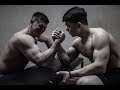 ARMWRESTLING 15 YEARS OLD MUSCLE BOY VS PRO BODYBUILDER | Who win?
