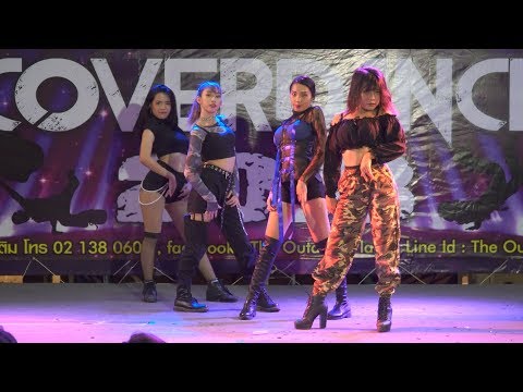 180818 Valentia cover BLACKPINK - INTRO + DDU-DU DDU-DU (뚜두뚜두) @ The Outdoor Plaza (Audition#2)