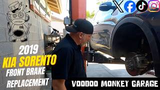 2019 Kia Sorento Front Brake Replacement
