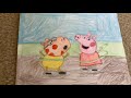 Peppa Pig And Pedro Pony Hula Hoops Drawing For Amey Kamat REUPLOAD