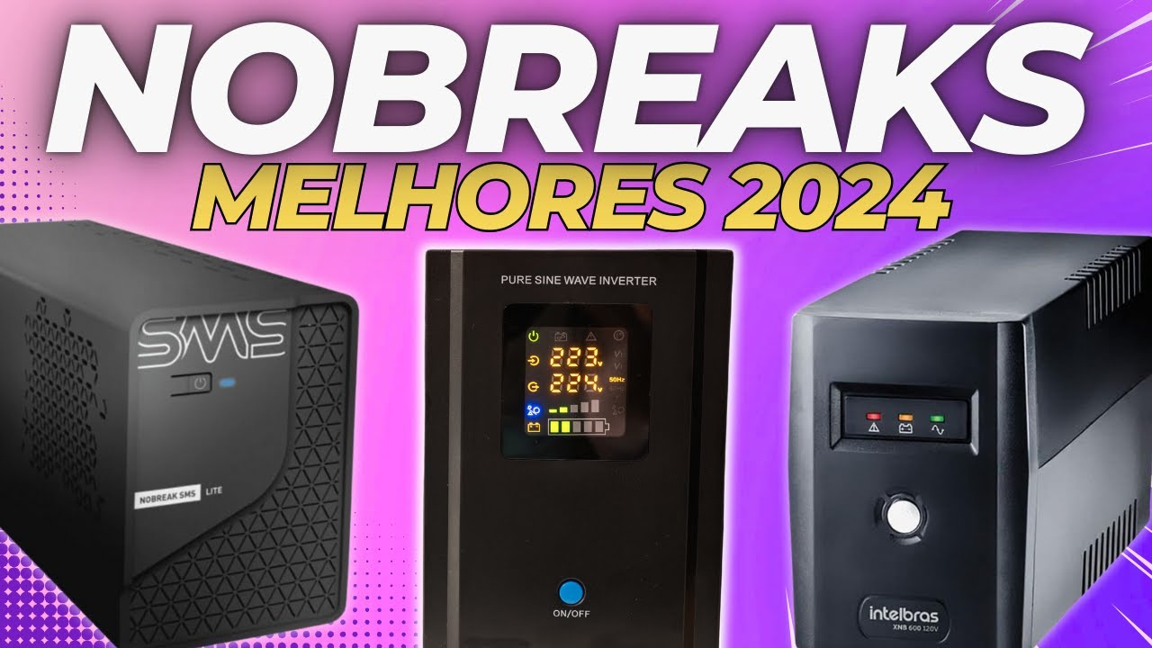 Qual MELHOR NOBREAK 2024? ✅ 1200va SMS, Nobreak 600va Intelbras, 1500va, Para PC Gamer, etc.