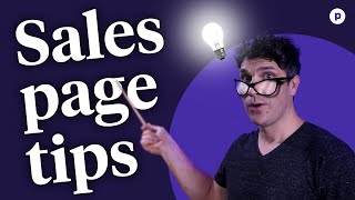 Sales page tips - Using the buyer's journey to build a great sales page