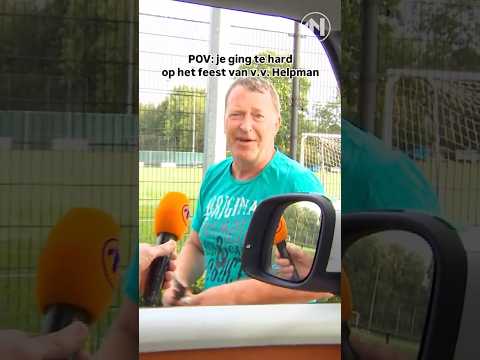 100 jaar v.v. Helpman: na het feestje komt het opruimen #rtvnoord #vvhelpman #feestje #kater