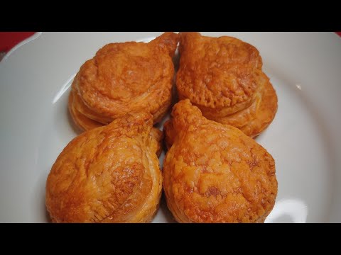 Feuilletés foie gras et pommes – Foie gras and apple puff pastries