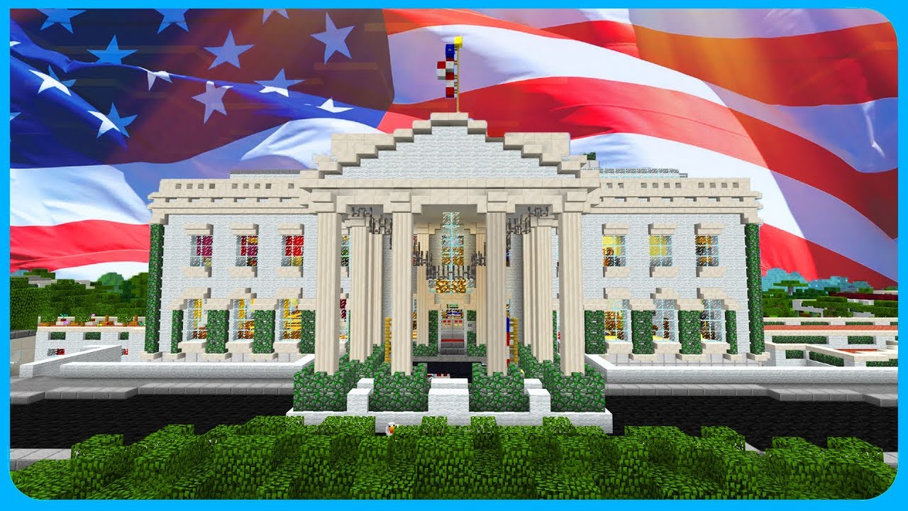 Minecraft PE Maps - THE WHITE HOUSE with Download! iOS & Android MCPE Maps 1.1 / 1.2
