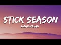 Noah Kahan - Stick Season (Lyrics)