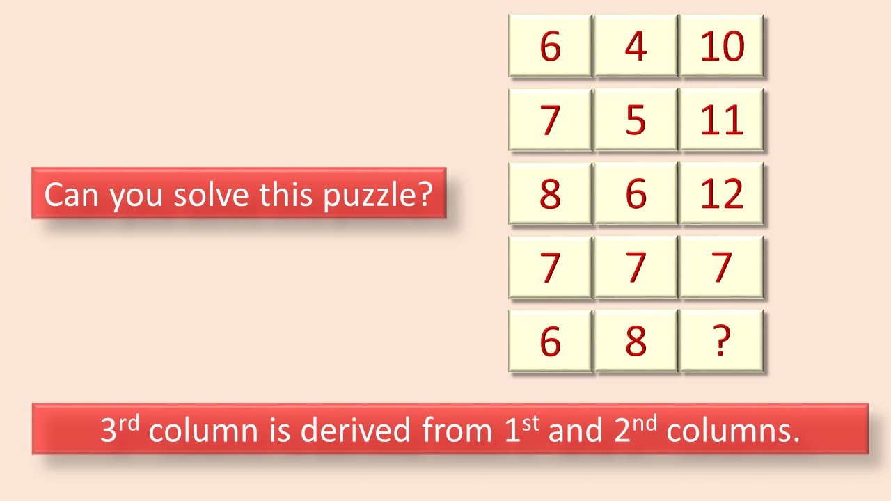 Math Puzzle 12
