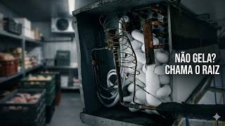 Por Que Esta Câmara Não Gela? Entenda os motivos. Curso Câmara Fria Viana Refrigeração