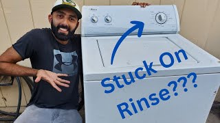 Fixing a Whirlpool, Kenmore, Amana Washer Stuck on the Rinse Cycle