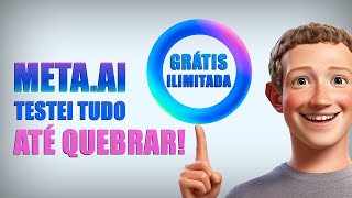 NOVA IA da META (TESTEI TUDO) cria Imagens, Vídeos e Textos - Inteligência Artificial