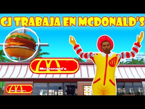 GTA San Andreas Loquendo - CJ Works at McDonald's