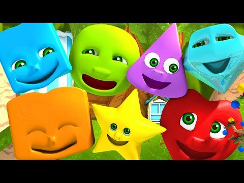 Impara Le Forme | Filastrocche In Italiano | Bambini Rime | Learn Shapes | Kids Tv Italian