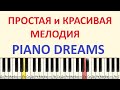 Мелодия мечта! ХИТ для начинающих пианистов! Очень КРАСИВО и ПРОСТО (Piano Dreams. ).