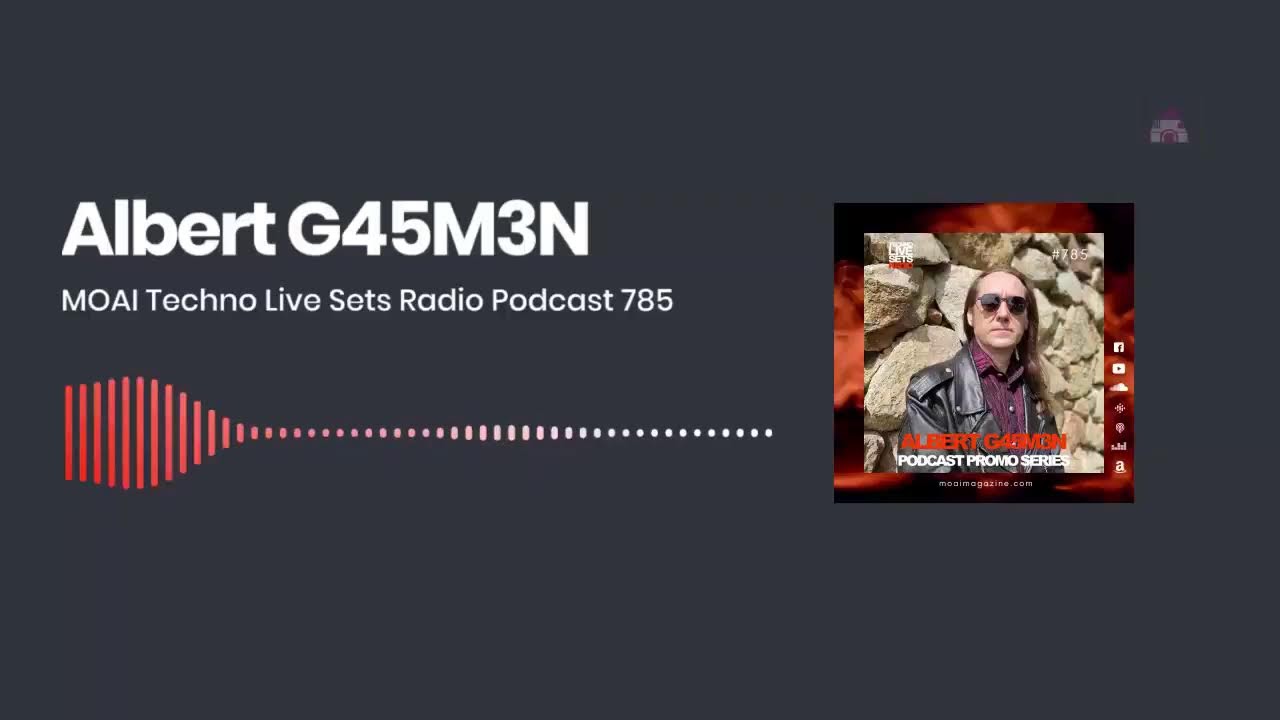 Tech House DJ Mix / Set by Albert G45M3N (Spain) - MOAI Techno Live Sets Radio Podcast 785