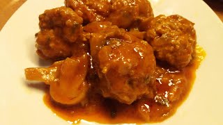 Albóndigas con champiñones SUPER FACIL Y RAPIDO!