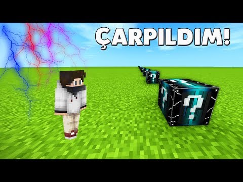 ELEKTRİKLİ ŞANS BLOKLARI - Minecraft