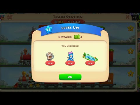 Jogabilidade de Township NÍVEL 77