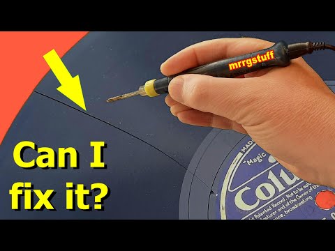 Fixing a cracked 78RPM record