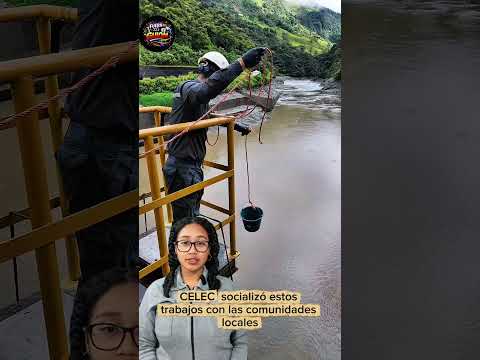 🚨🌊 La hidroeléctrica Delsitanisagua desaloja sedimentos en Zamora Chinchipe.