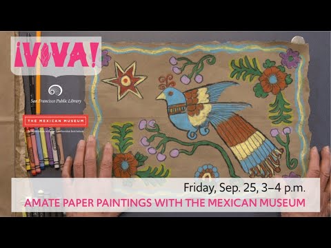 Amate Paper Paintings with The Mexican Museum