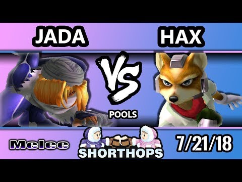 SH 1 SSBM - Hax (Fox) Vs. jada (Sheik) - Smash Melee Pool B - WR3