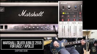 Video thumbnail for Marshall SIlver Jubilee 2555 for UAD-2/Apollo Platform | Playthrough Demo by ChoptonesOfficial