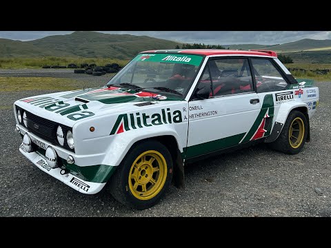 Fiat 131 Abarth - TARMAC TEST - Wales June 2024