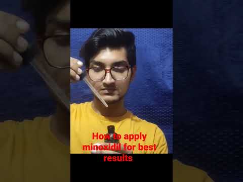 How to apply minoxidil for best results 🇮🇳 in Hind #short#youtubeshorts #hairloss