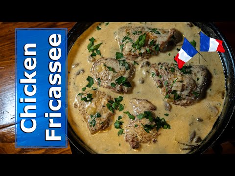 Chicken Fricassee Recipe - Poulet Fricassee