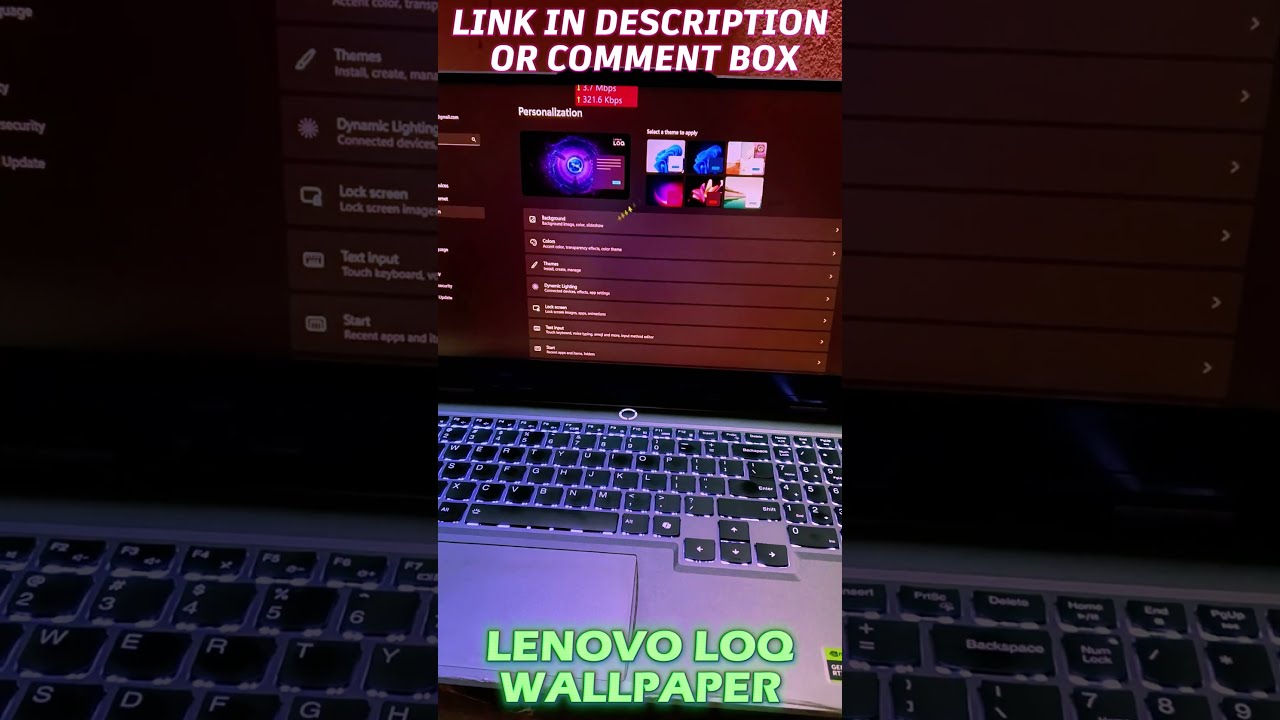 Download the Original Lenovo LOQ Wallpaper 🖼️ | 4K/HD Quality