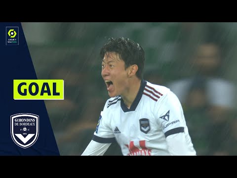Goal Ui Jo HWANG (7' - GdB) AS SAINT-ÉTIENNE - FC GIRONDINS DE BORDEAUX (1-2) 21/22