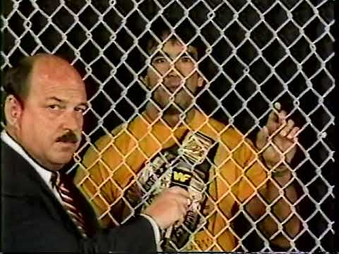 Ricky Steamboat Steel Cage promo for WrestleMania III rematch vs. Randy Savage - aired 4/11/87