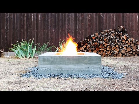 Building a Concrete Fire Pit