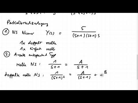 0.4.2 Tutorium GMRT - MRT | Laplace Transformation, Char. Gleichung, Anfangs- und Endwertsatz