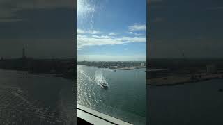 Carnival Breeze leaving Galveston Texas #shorts #cruise #family