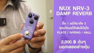Video thumbnail for Reverb ราคา 2000 ต้นๆ ที่โครตคุ้ม NUX NRV-3 DAMP REVERB by Lowcost Guitarist