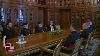 Սուրբ Աթոռի պետքարտուղարի փոխանորդ արքեպիսկոպոս Պենյա Պարրան Մայր Աթոռում
