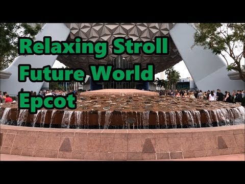 Relaxing Stroll Around Future World at Epcot | Walt Disney World