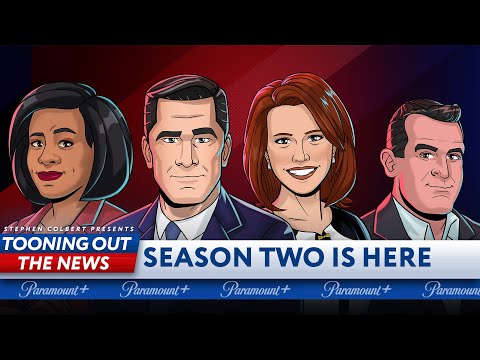 斯蒂芬-科爾伯特主持的《新聞大爆炸》又回來了。 (Stephen Colbert Presents Tooning Out The News is BACK)