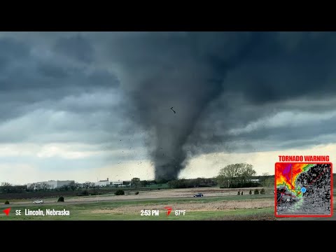 The Most Insane Tornado Chase Ever - Live As It Happened - 4/26/24