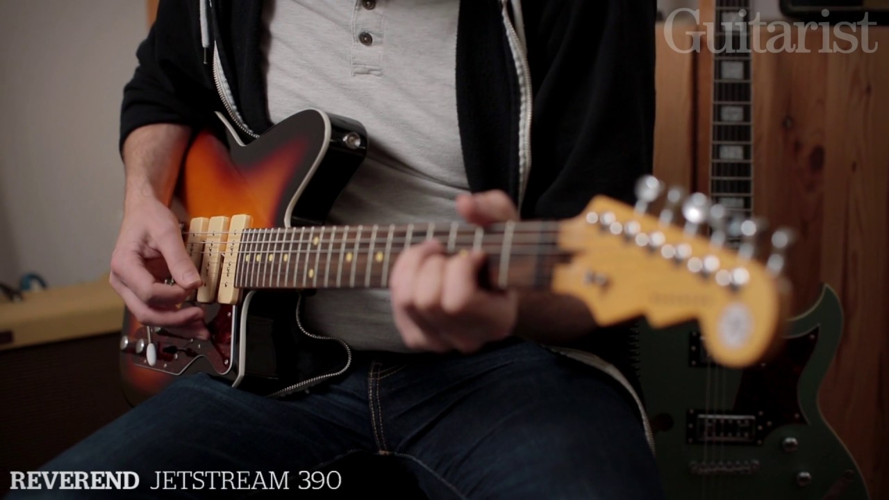 Reverend Jetstream 390 Electric Guitar - Midnight Black