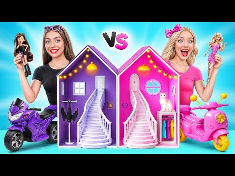 We Build Amazing Doll House Barbie vs Bratz Challenge | Prank Wars by Multi DO Smile