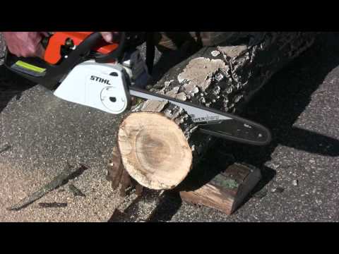 Sharpen a chain saw in two minutes with the Oregon PowerSharp