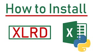 How to Install XLRD in Python - with Example to Read Excel Files in Python - Code Jana