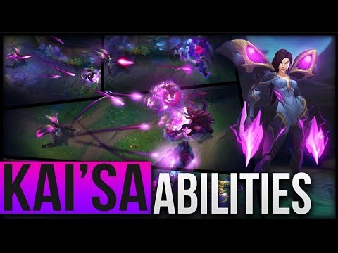 KAI'SA ABILITIES SPOTLIGHT GAMEPLAY - League of Legends New Champion