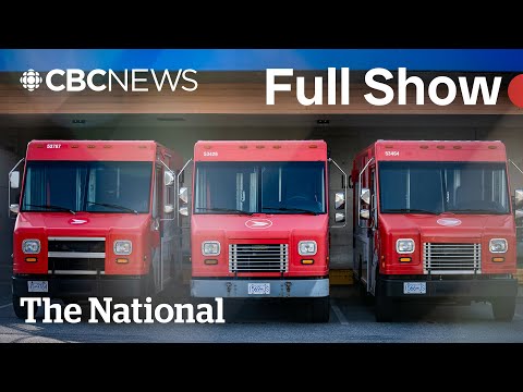 CBC News: The National | Workers strike over Canada Post reforms